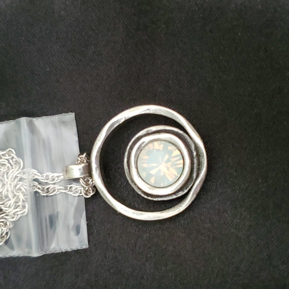 Host pick - Patricia Locke handmade opal silver necklace 2026 signed sold other - Picture 2 of 5